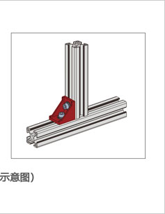 鑄鋁角件安裝示意圖