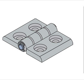 尼龍合頁3D模型